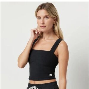 Medium Vuori Black Elevation Square Neck Tank